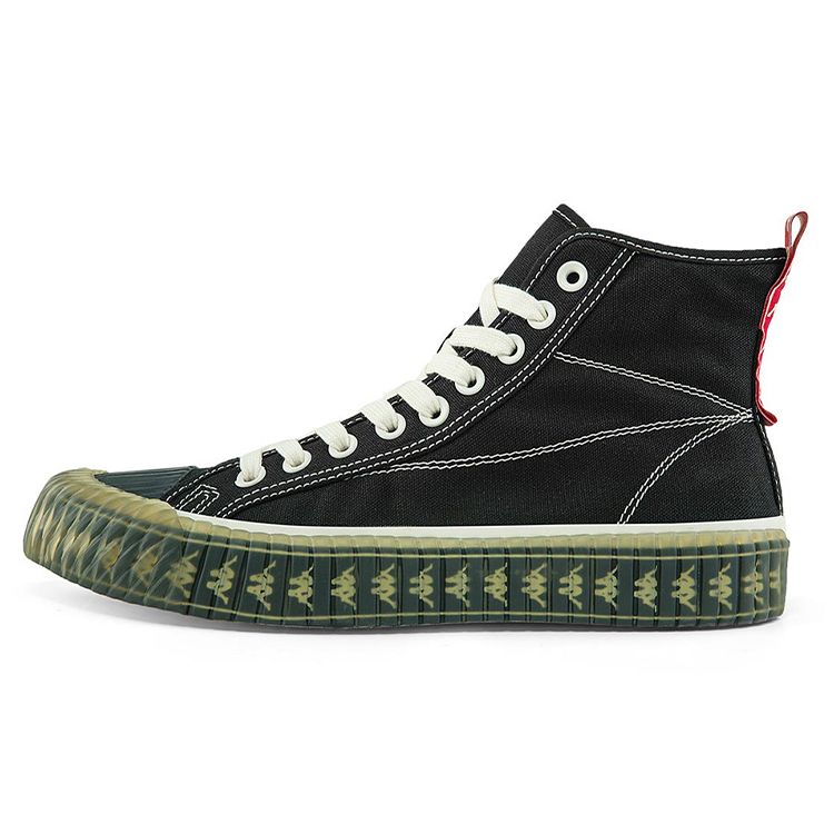 Kappa Logo Decorated Sports High-Top Sneakers Unisex sneakers Black K0AW5VS12-990