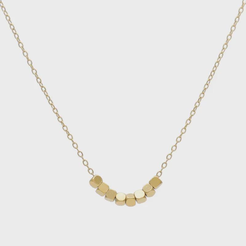 "Collana Pendente Minimalista di Lusso Argento-Titanio per Donna"