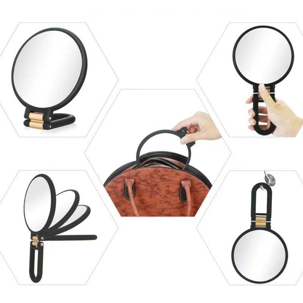 5/10/15x Handheld Mirror Rotation Magnifying Mirror New Makeup Mirror