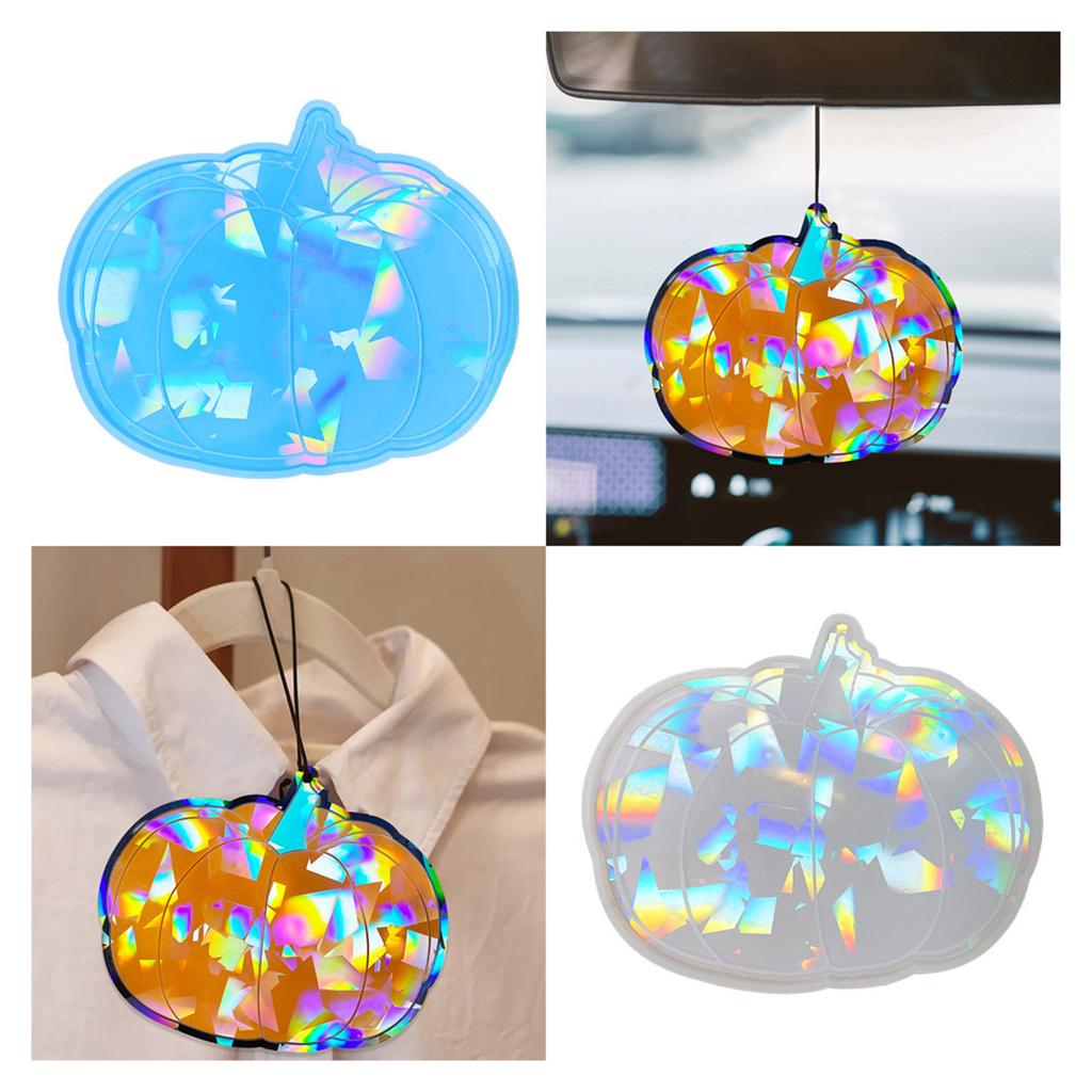 Holographic Coaster Molds for Epoxy Resin Craft Pumpkins Cup Mat Silicone Mold Halloween Coaster Mold DIY Home Decor
