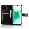 For ZTE Blade A35e PU Leather Case with Strap Crazy Horse Texture Phone Wallet Cover