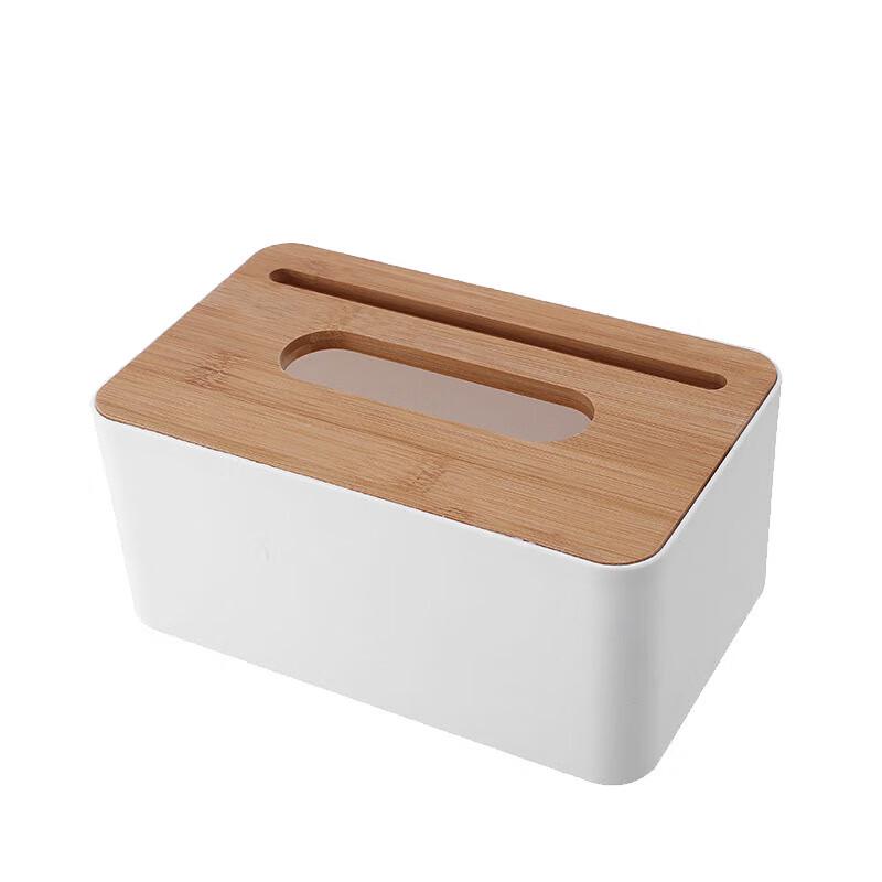 COUVEZI Desktop Tissue Box with Phone Slot