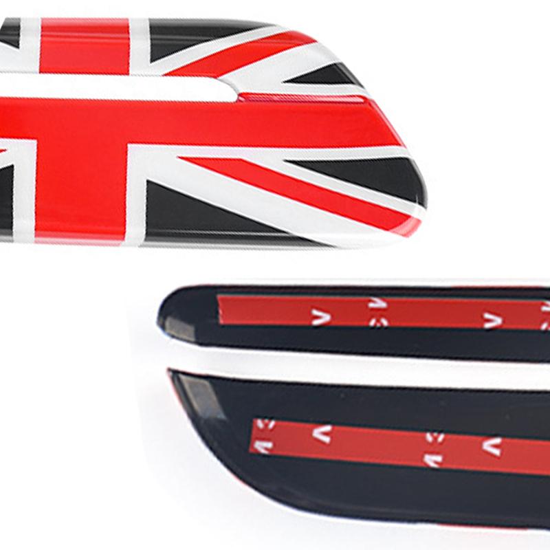 The Black Flag Car Side Fender Marker Light Housing Cover For MINI Cooper D One R56 Clubman R55 Convertible R55 R56 R57 2Pcs