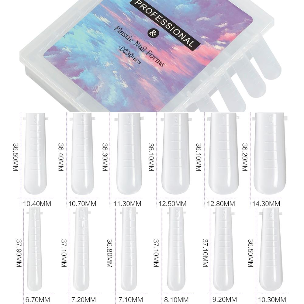 PHOENIXY 120PC Prodlužovací gel na nehty na falešné nehty Tipy pro rychlé budování forem na nehty Nástroj na prodloužení nehtů UV gelem na falešné nehty