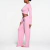 SKIMS Crop Long Sleeve Crew Neck T-Shirt Women tops TP-LST-5739W-BBG