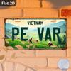 D Flat  D Flat Printing pc Florence Cityscape Metal Sign for Decorationg Only Outdoor Wall Art (  ) Vint