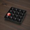 4x4 Billiard Ball Groove Design 16 Holes Tray Billiards Storage Box with Anti-Slip Arc Concave Durable 3D Printed Pool Holder Tray for Snooker