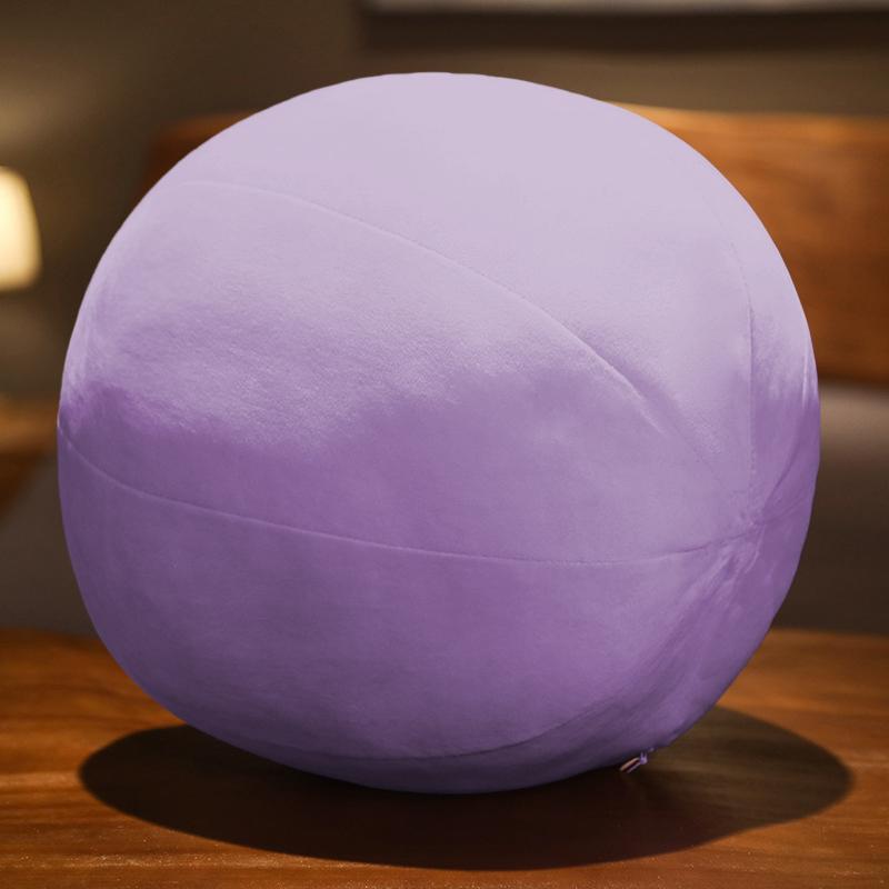 Nordischer Stil Runde Kugel Kissen Samt Sitz Hocker Gefülltes Kissen Raum Sofa Dekor Weiches Kugel Kissen Taille Rücken Kissen
