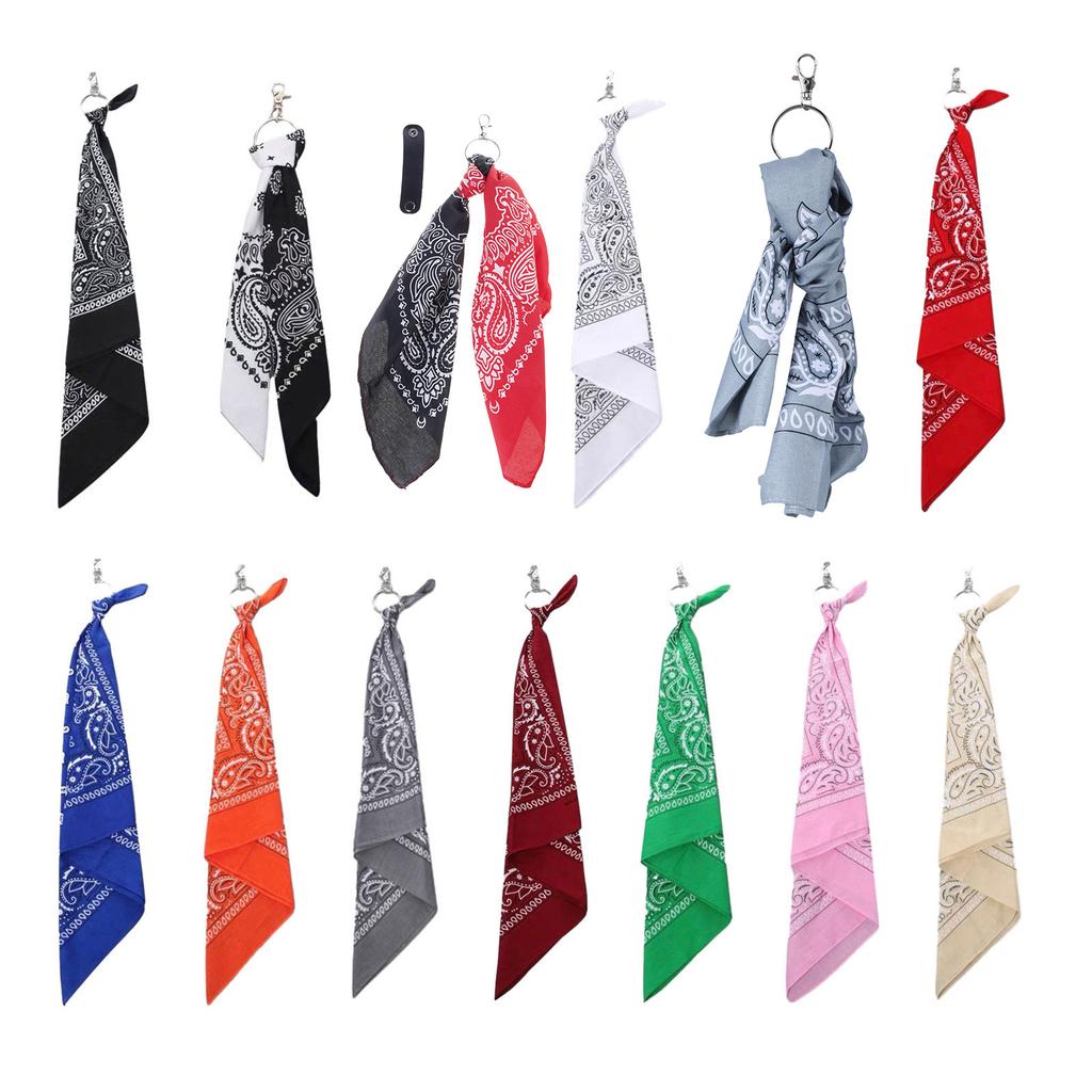 Modny Łańcuszek na talię z nadrukiem nerkowców Spodnie w stylu Hip Hop Łańcuszek do spodni Kwadratowy szalik Łańcuszek do spodni Jeansowych Brelok Hip Hop Ozdoba