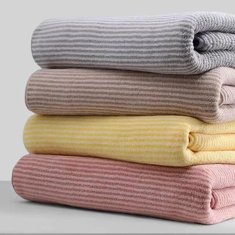 Large Bath Towel Adult Home Shower Enlarged and Thickened Coral Fleece Children's Towel Strong Absorbent for Home Use