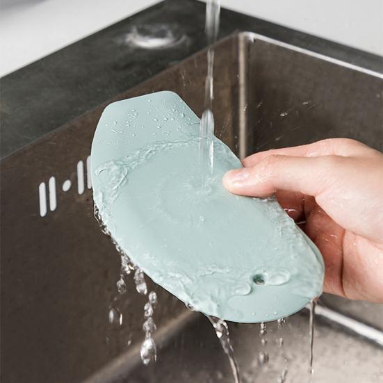 Round Edge Clear Scale Cream Scraper Silicone Ergonomic Multi-use Dough Cutter for Kitchen