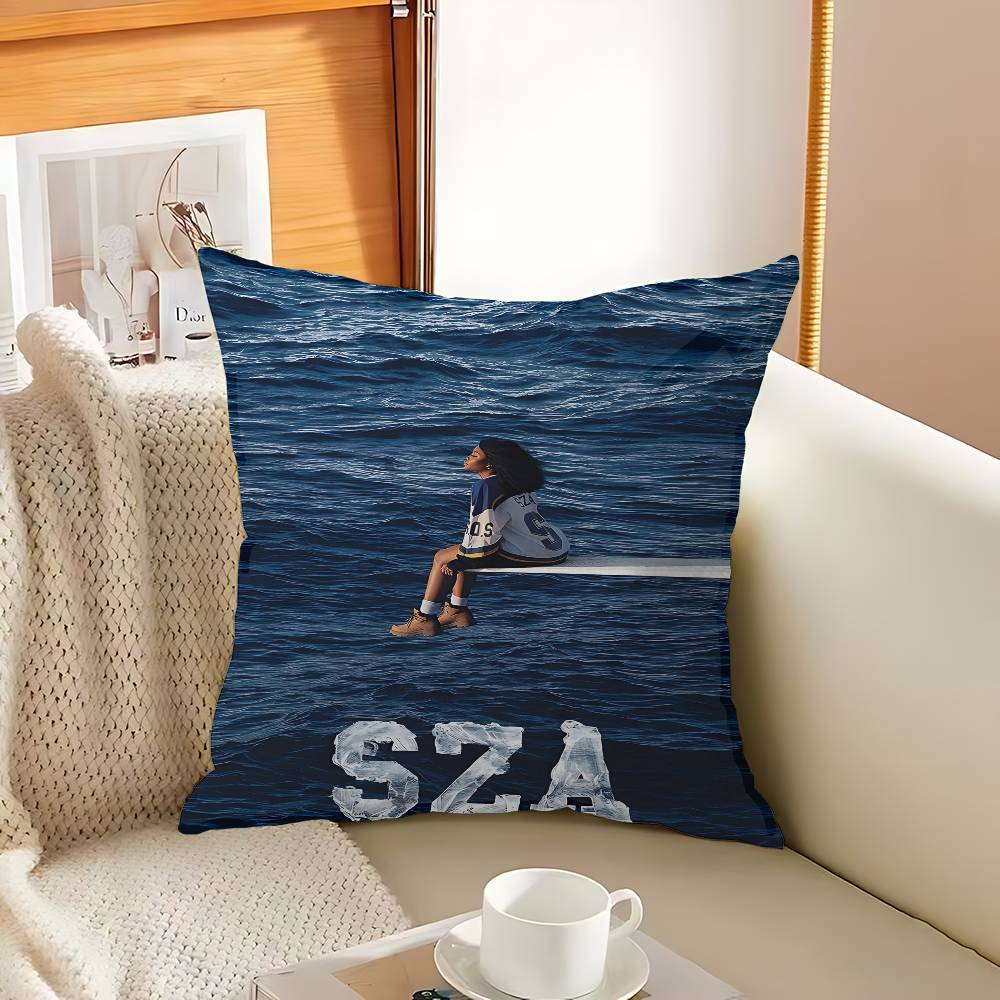 Star Singer S-Sza Pillow Cover Design Cushion Cover Decor Holiday Decorati