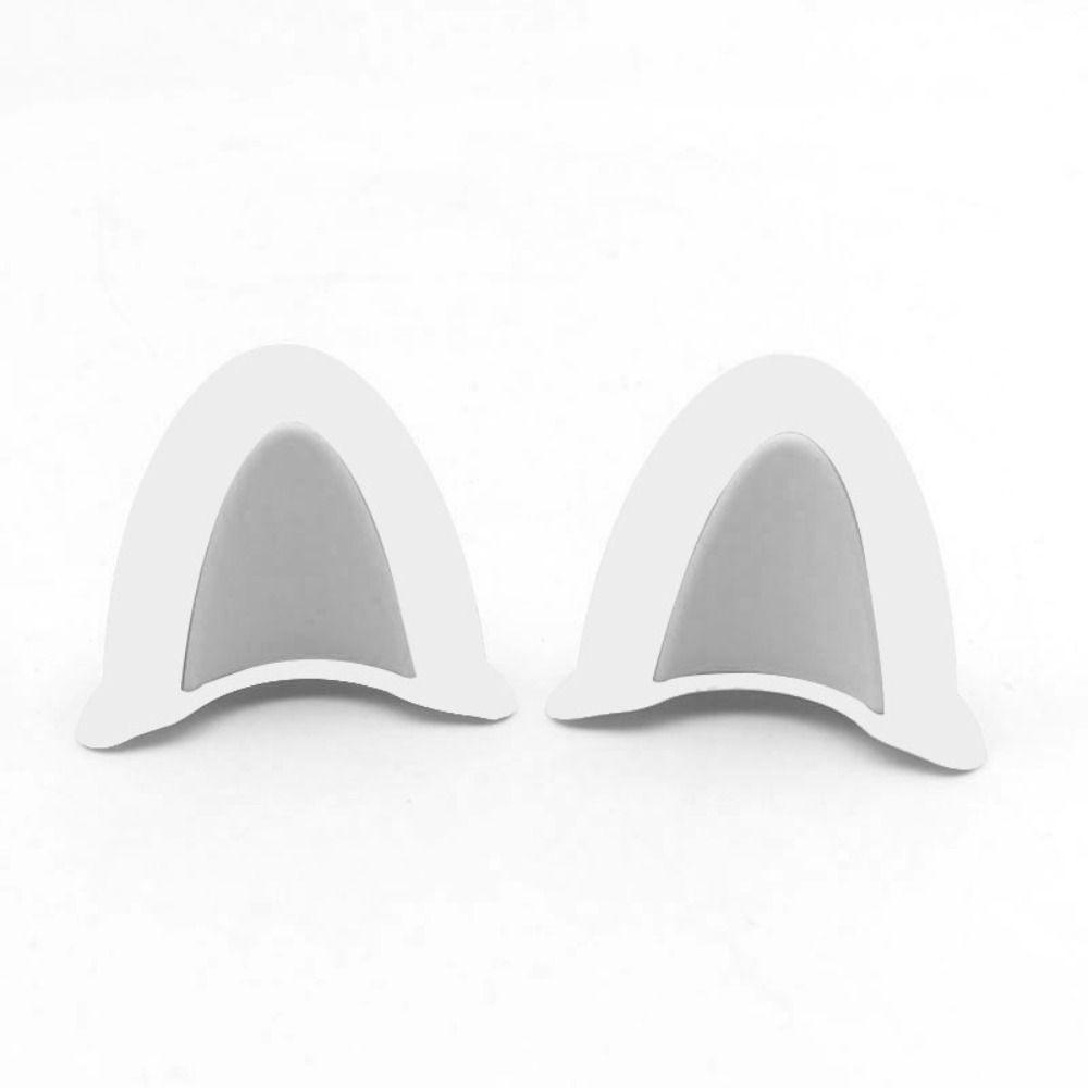 Accessories Cartoon Helmet Decoration Motorcycle Helmet Cat Ears Motocross Stickers Helmet Cat Ears white-Gray