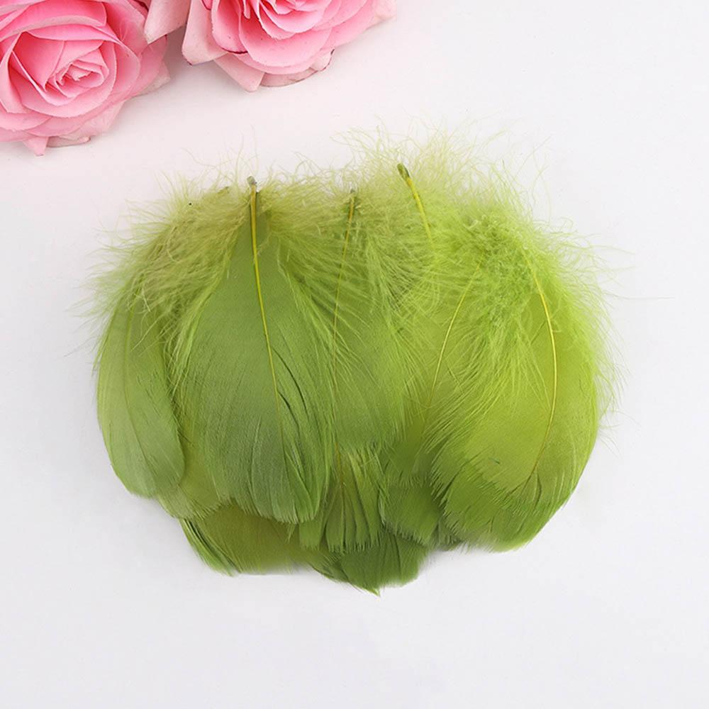 Goose Feather 6cm~11cm For Beautiful Decoration Handicraft Gift Box DIY 50/100/150pcs Colorful Goose Feathers