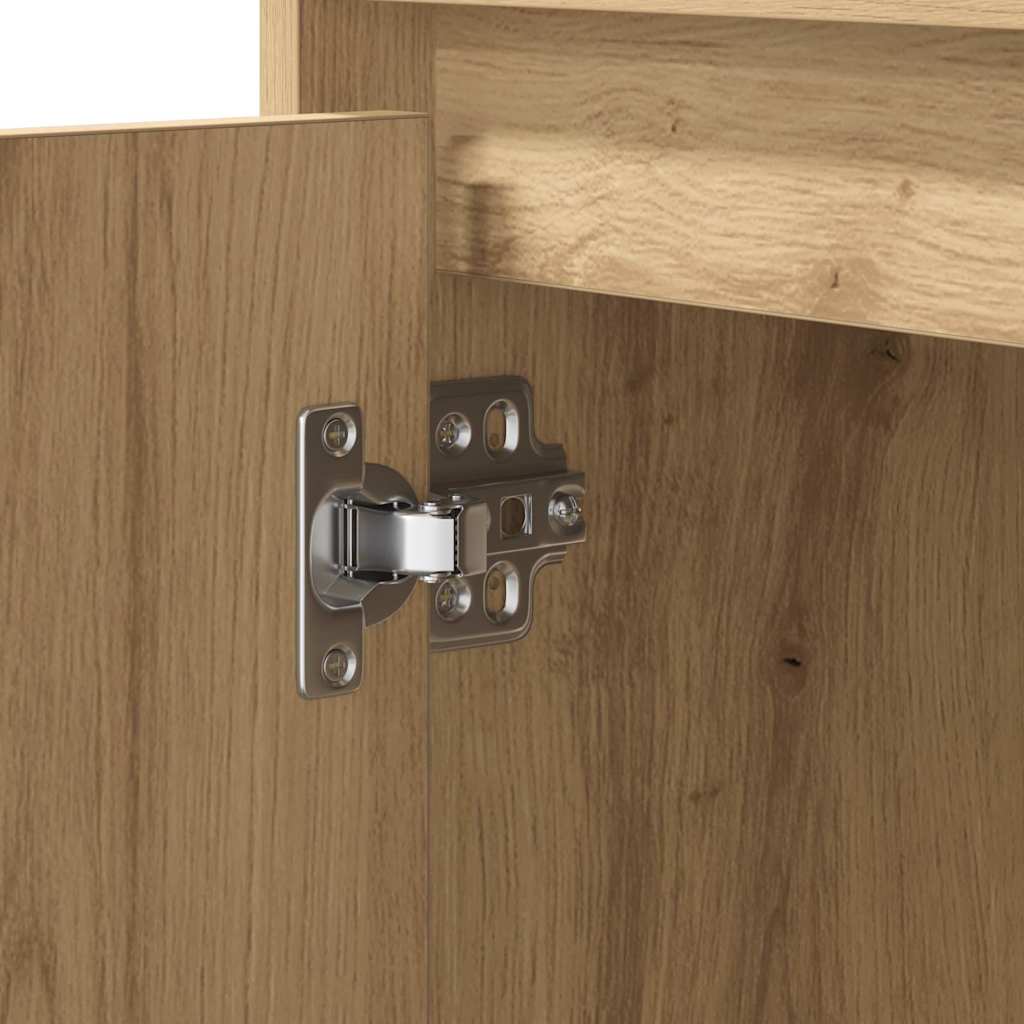 Nightstand 2 pcs Artisan Oak 50 x 34.5 x 50 cm Engineered Wood