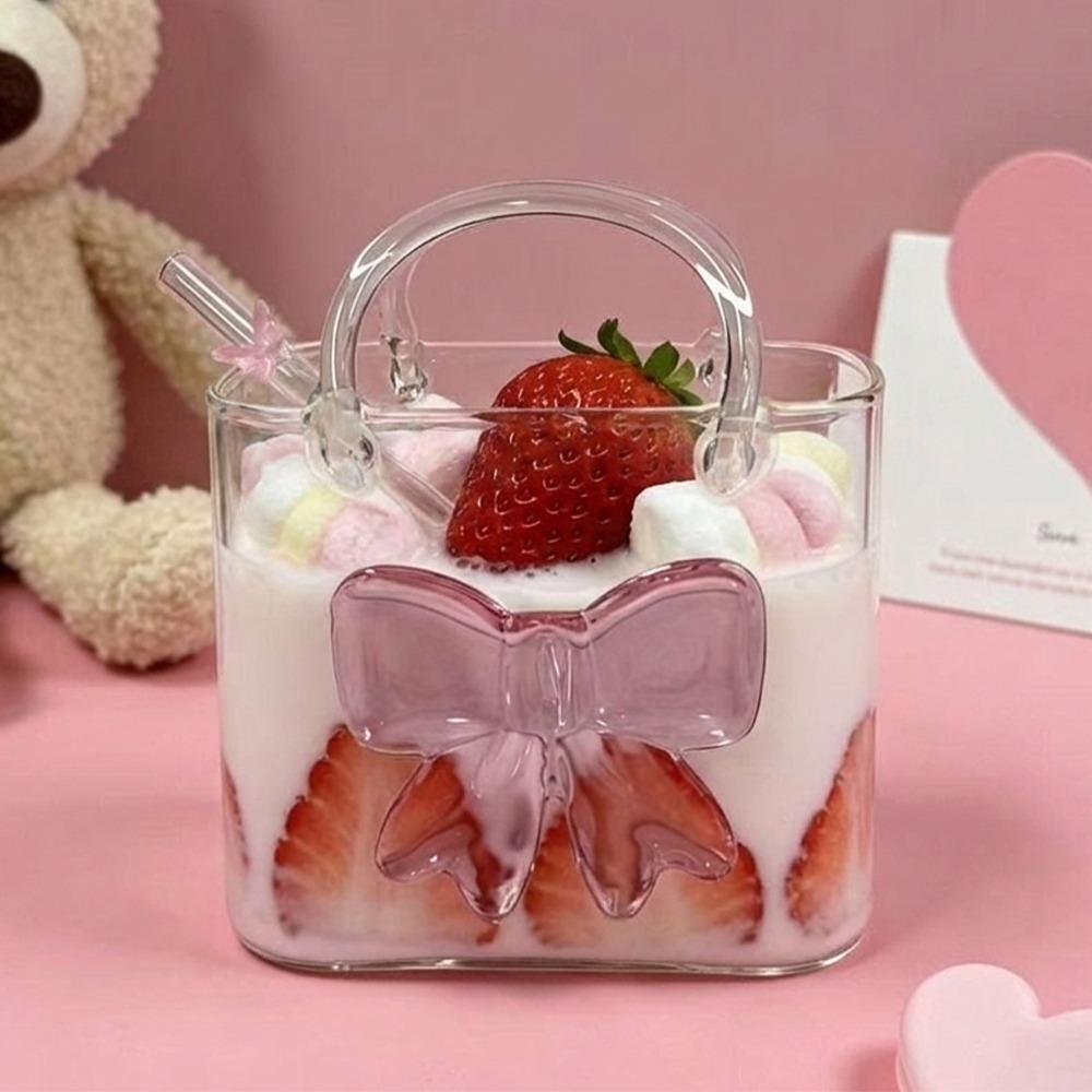 with Straw Creative Cocktail Glasses Novelty Beer Drinking Mug Fruit Wine Glass Home Use