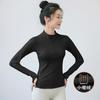 Stand-up collar blazer casual slim fit slim fit warm thin velvet jacket running tight zip cardigan yoga top