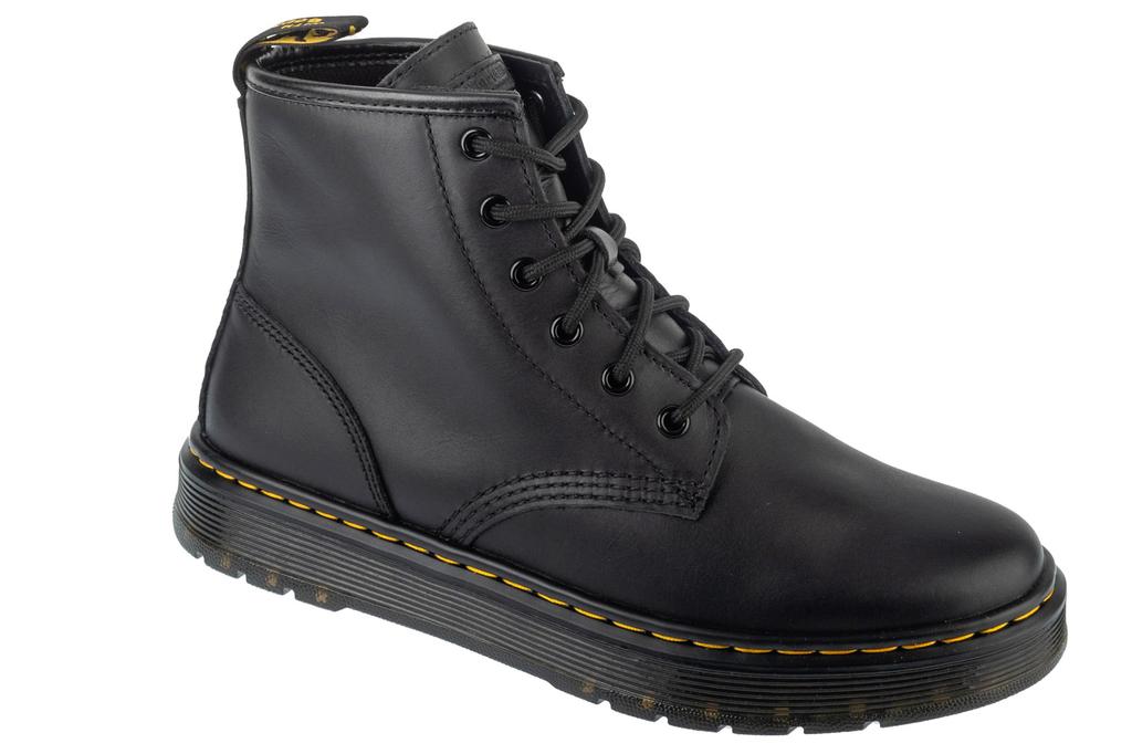 Dr. Martens Brookline Chukka, Unisex Black Lace-up Shoes