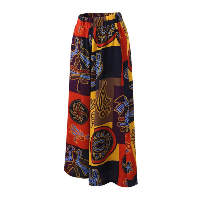 Ethnic Style Wide-leg Pants Women's Yoga Harem Pants Gypsy Hippie Thai Bohemian Palace Pants Waist Aladdin Women's Pants