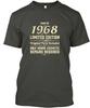 Born In 1968 Birthday Gift Tee T Shirt Made the USA Size S To 5XL