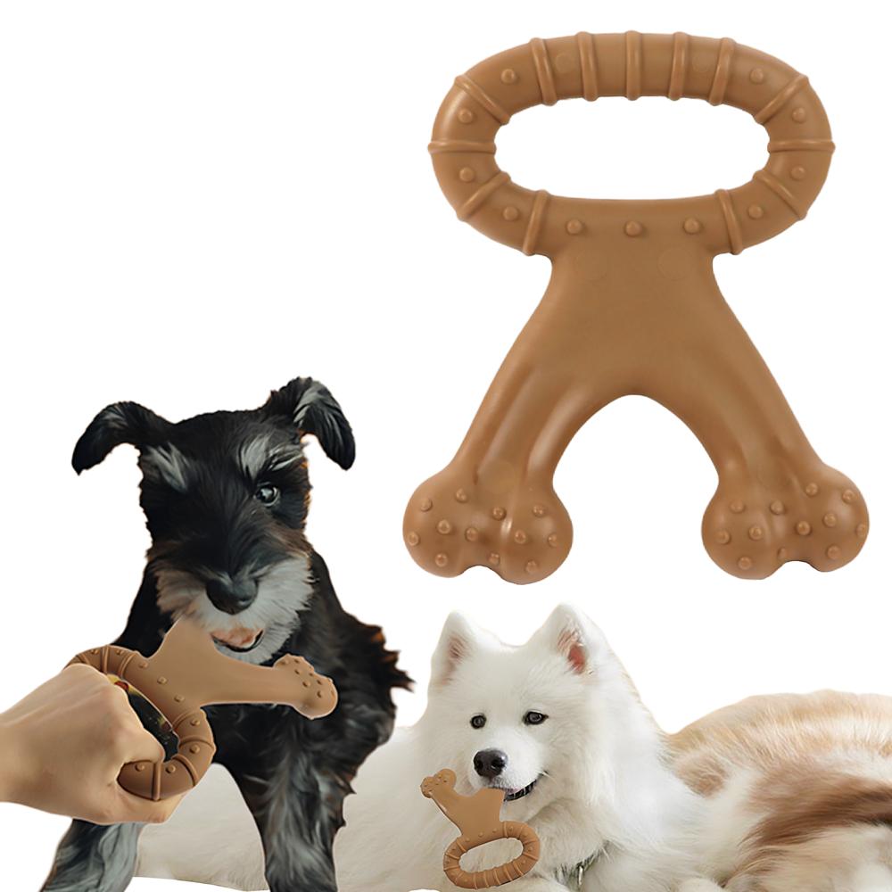 Dog Interactive Toy, Pet Chew Bite-Proof Realistic Toy, Dog Bone Teething Toy, 1PC