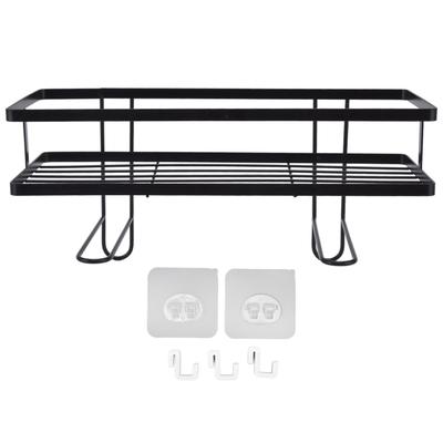 Bathroom Over The Toilet Storage Shelf Space Saver Punch Free Bathroom Storage OrganizerBlack