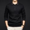 Men's 2025 Winter New Cashmere Fashion Lapel Wool Sweater - Middle-Aged Casual Warm Base Layer