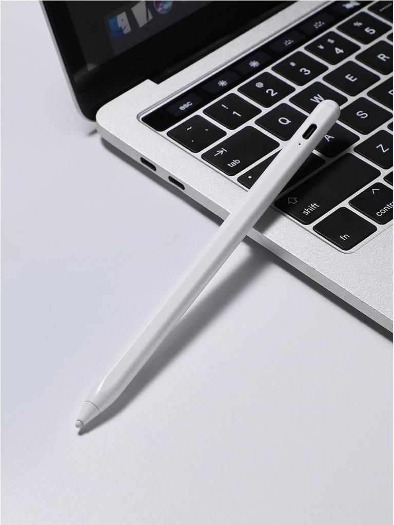 Jiletang White Silicone Capacitive Stylus Pen for Tablet and Mobile Touch Screens