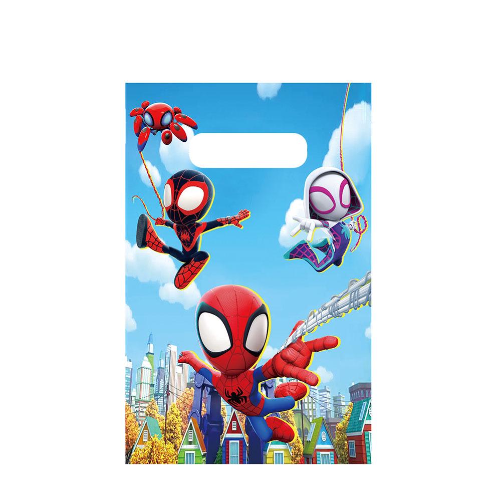 3D Spider-Man Birthday Party Supplies: Plates, Cups, Napkins for Boys