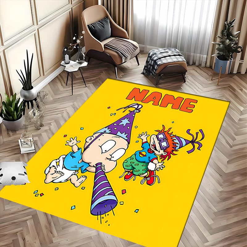 Custom personalization Rugrats Area Rug - Perfect For Kitchen, Bathroom,Laundry Room Decor Large Size Available,Gift All Seasons