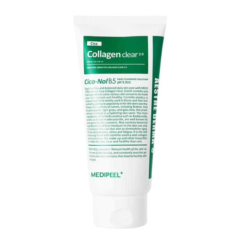Green Cica Collagen Clear Cleansing Foam