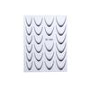 Gradient French Nail Stickers: Durable, Solid Black, White, Burgundy Nail Art Stickers - Trendy Celebrity Style