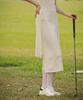 OBER GOLF Knit Wrap Layered Half Pants (Ivory)