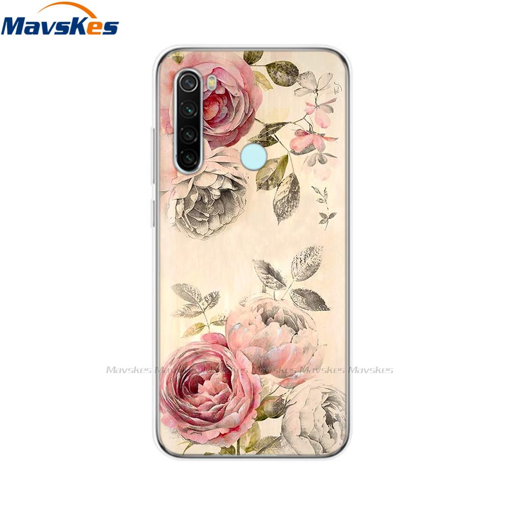 Phone Case for Xiaomi Redmi Note 8T Case 6.3" Silicon Soft TPU Back Cover for Redmi Note 8 8T Note8 Pro Case Protect Shell Coque