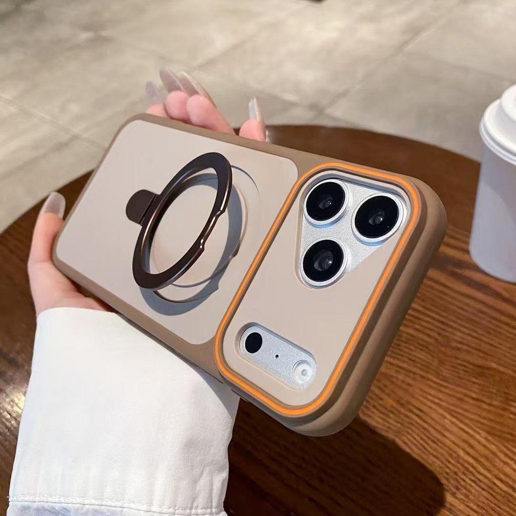 Husă iPhone 16 Pro Max cu Suport: Senzație la atingere pentru iPhone 13, 14, 15, 17 Pro