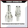 5/16" Boat Fuel Connector Male Female and Locking Nut for Tohatsu for Nissan Outboard 5-90HP Engine/Marine Boat Motor Fuel Tank Connector/Stainless