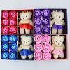 Romantic Life Bear Flower Doll Valentine Rose Artificial Soap Day Gift 6Pcs Partyation