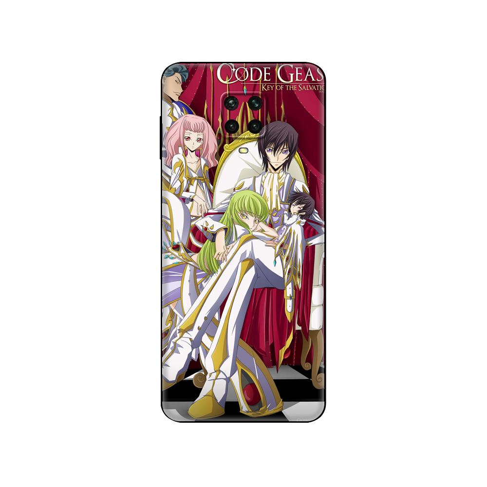 Black Tpu Case For Xiaomi Redmi 7A 8 8A 9 9A 9C Case Redmi Note 8T 8 Pro T Note 9 9S 9 Pro Case Japanese Anime Code Geass