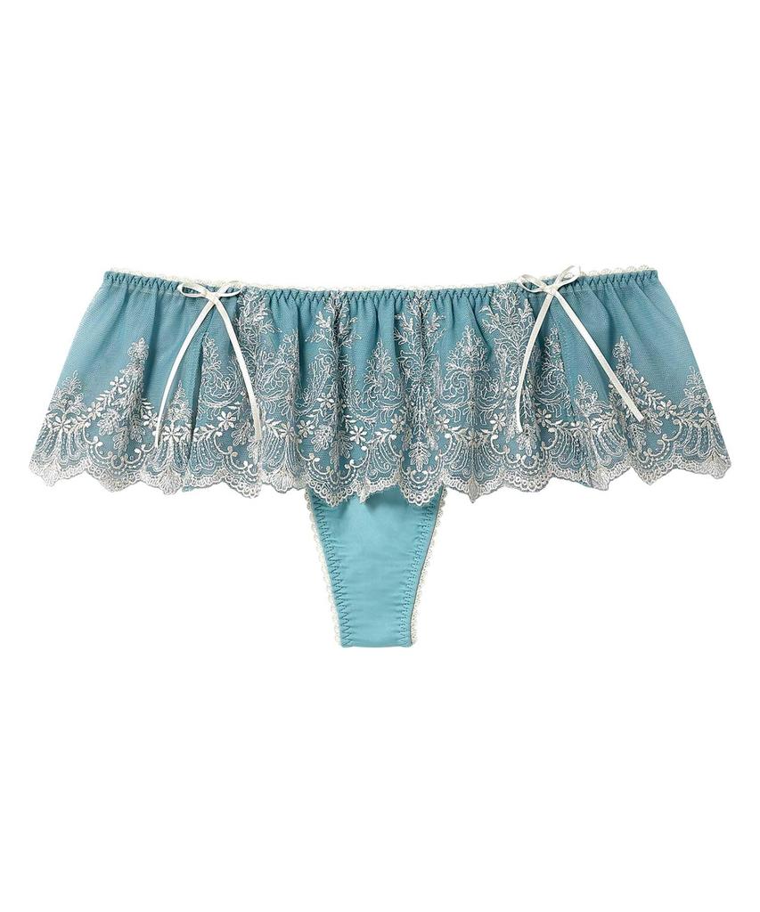 Amphi Thong Panties Pair with Hold Day Bra Women's PYJ593, BYJ393, Non-Pinch (Back)