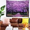 Office Living Room Tapestry Cherry Blossom Forest Tapestry Home Wall Decoration Tapestry