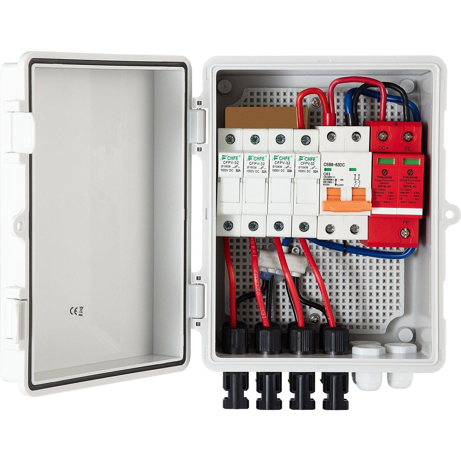 VEVOR PV Combiner Box, 4 String