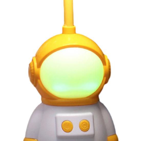 Astronauten Schreibtischlampe für Kinder Neuheit Raumfahrer LED Nachtlicht mit 7 Farben Kinderzimmer Nachttischlampe mit flexiblem Schwanenhals für Wohnzimmer Schlafzimmer