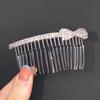 Non-Slip Crystal Pearl Hair Comb - Elegant Summer Headdress for Women