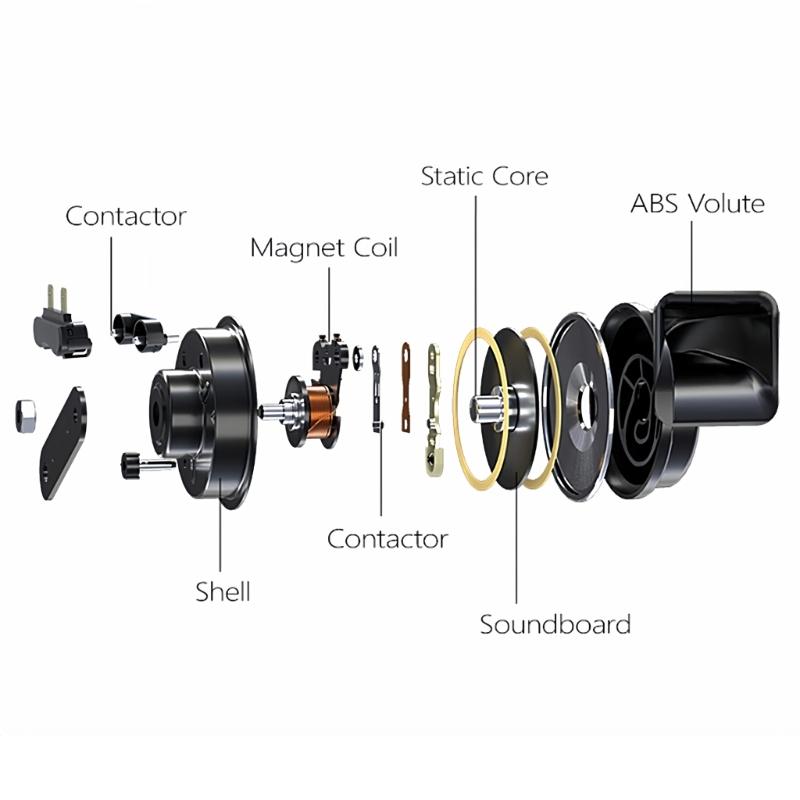 300DB High Volumes Air Horns 12V Waterproof Designs Universal Automotive Horn Upgrades for Car Trucks Motorcycles & Boats