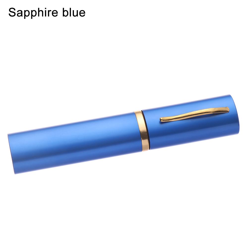 

Women Men Metal Pencil Vase Glasses Box Spectacle Case Reading Glasses Case Sunglasses Case Eyewear Protector Mini Fashion сапфірове скло синього кольору кольору