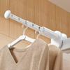 1/2Pcs Retractable Clothes Drying Rack Strong Load-bearing Simple Installation Foldable Hanger Pull-Out