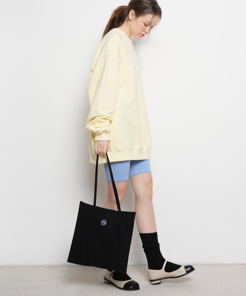 The-Abon Daily Square Cotton Bag Black