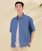 CHASECULT Men'S Denim Outerwear-Style Short Sleeve Shirt-Dbrk5541D0N