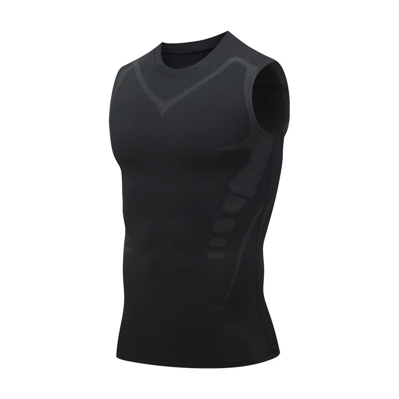 Men's Quick-Dry Compression Tank Top for Running & Basketball Training