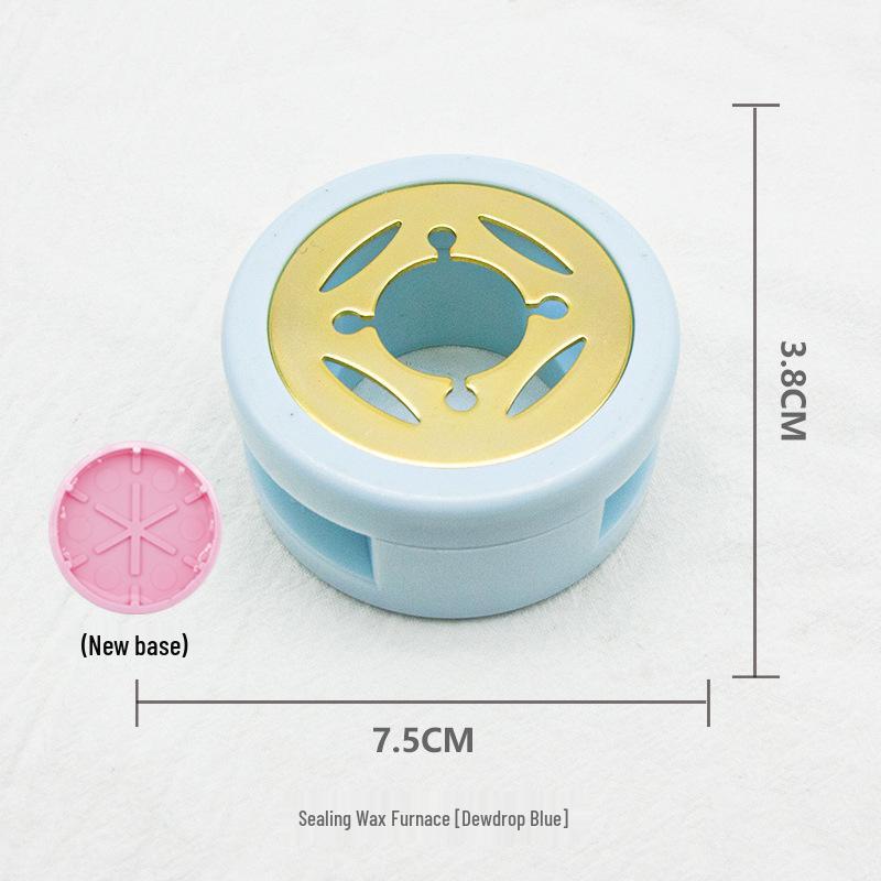 Sealing Wax Stove with Spoon and Silicone Mold Pad for Stamp Heads